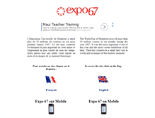 Tablet Screenshot of expo67.morenciel.com